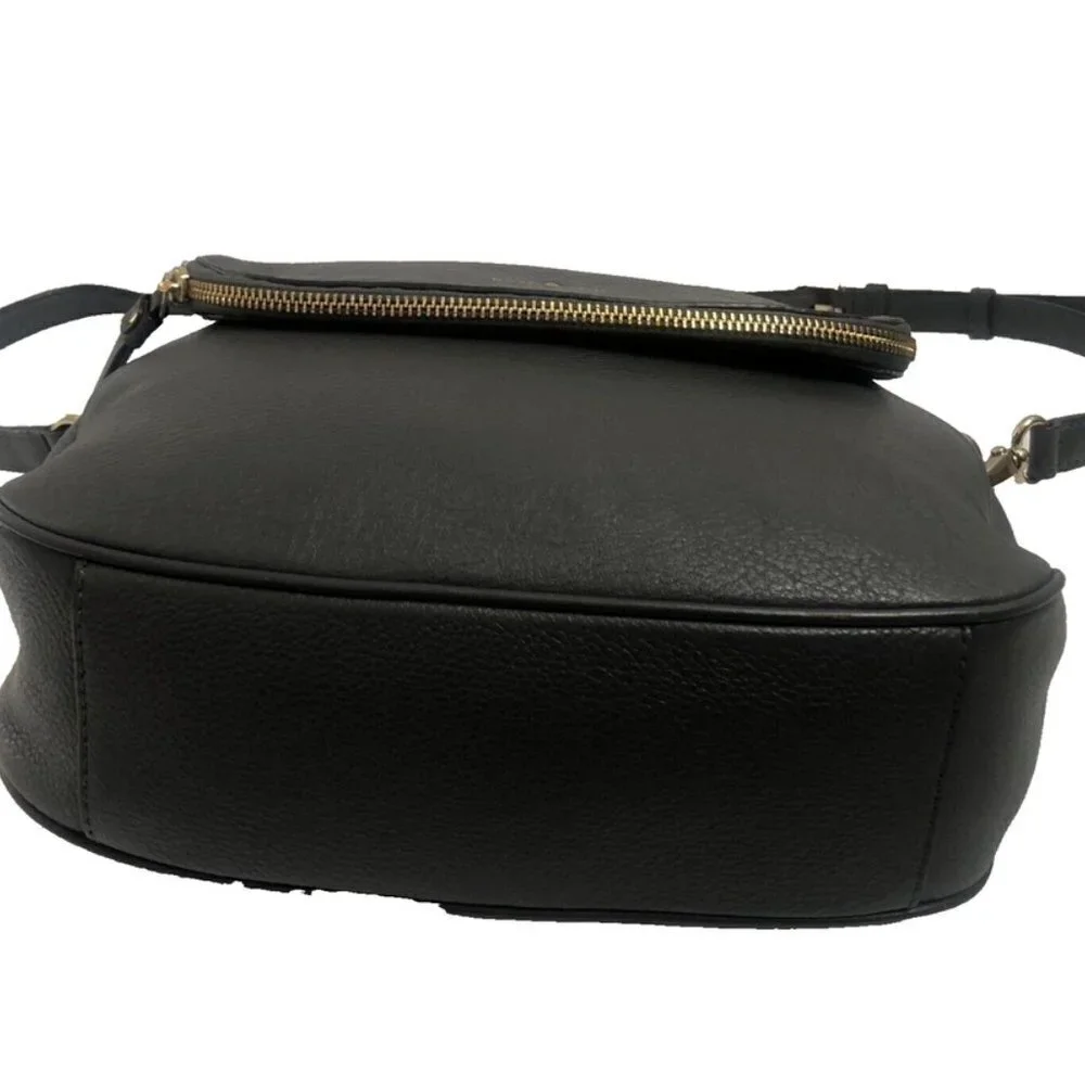Kate Spade Crossbody Shoulderbag Devin Cobble Hill Smoke Gray Pebble Leather
